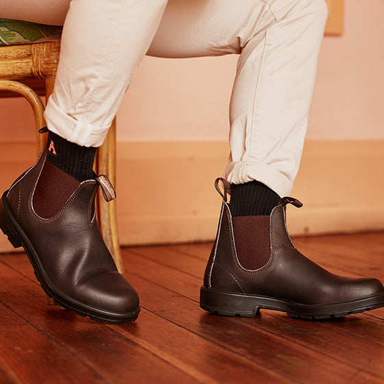 Rustic Brown Leather Chelsea Boots, Women's Dress 1306 - Blundstone Australia Rustic Brown Leather Chelsea Boots, Women's Dress 1306 - Blundstone Australia