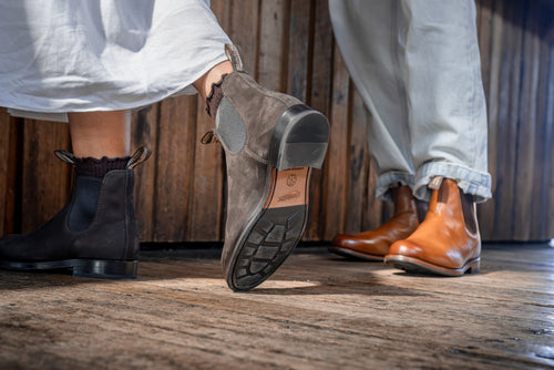 Lifestyle Women 1 image of Blundstone Women's Heritage #159 in Chocolate