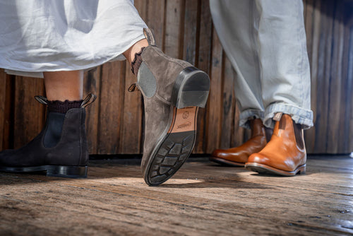 Lifestyle Women 1 image of Blundstone Women's Heritage #159 in Chocolate