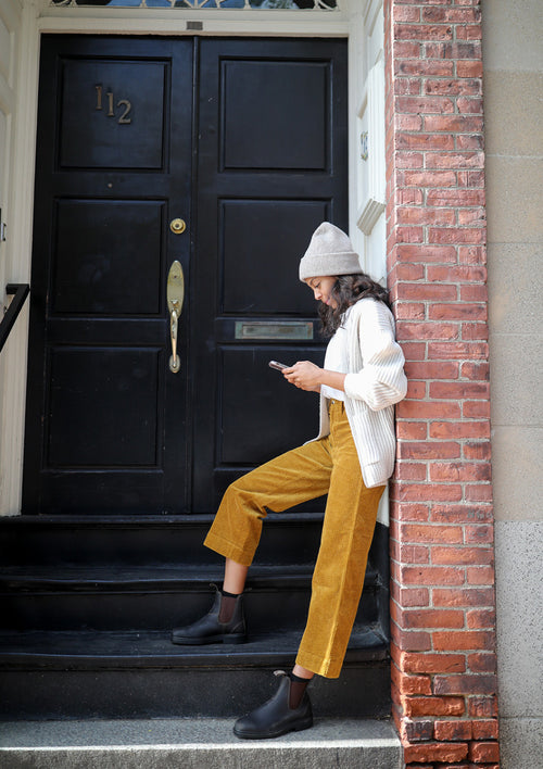 Lifestyle Women 2 image of Blundstone Women's Dress #062 in Stout Brown