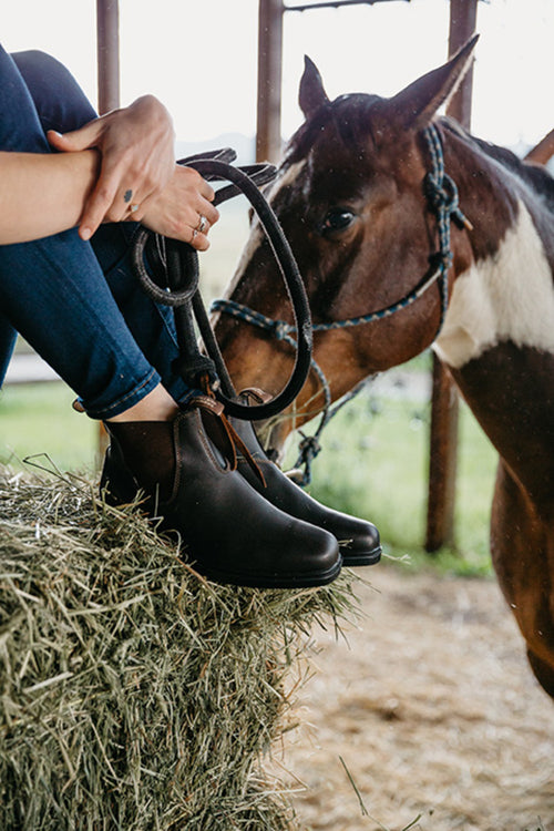 Lifestyle Women 5 image of Blundstone Women's Dress #062 in Stout Brown