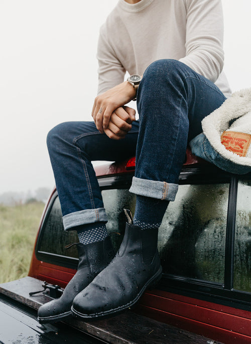 Lifestyle Men 3 image of Blundstone Men's Dress #063 in Black