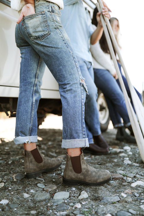 Lifestyle Women 4 image of Blundstone Women's Dress #1306 in Rustic Brown