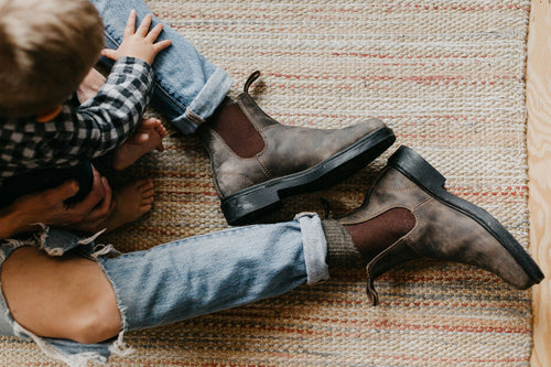 Lifestyle Women 7 image of Blundstone Women's Dress #1306 in Rustic Brown