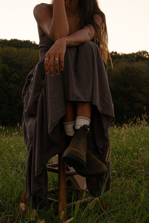 Lifestyle Women 2 image of Blundstone Women's Originals #1615 in Dark Olive