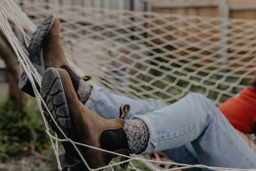 Lifestyle Women 3 image of Blundstone Women's Series #1673 in Antique Brown