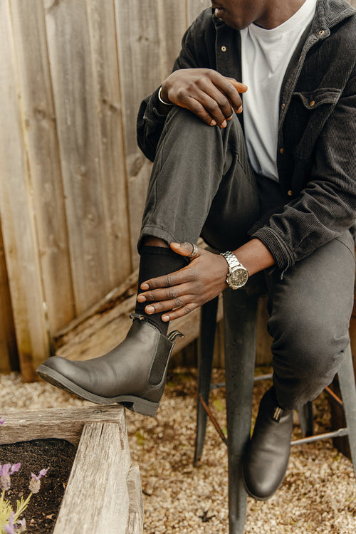 Lifestyle Men 5 image of Blundstone Men's Dress #1901 in Black