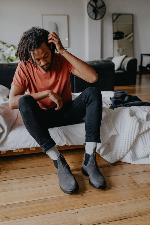 Lifestyle Men 3 image of Blundstone Men's Originals #1910 in Steel Grey