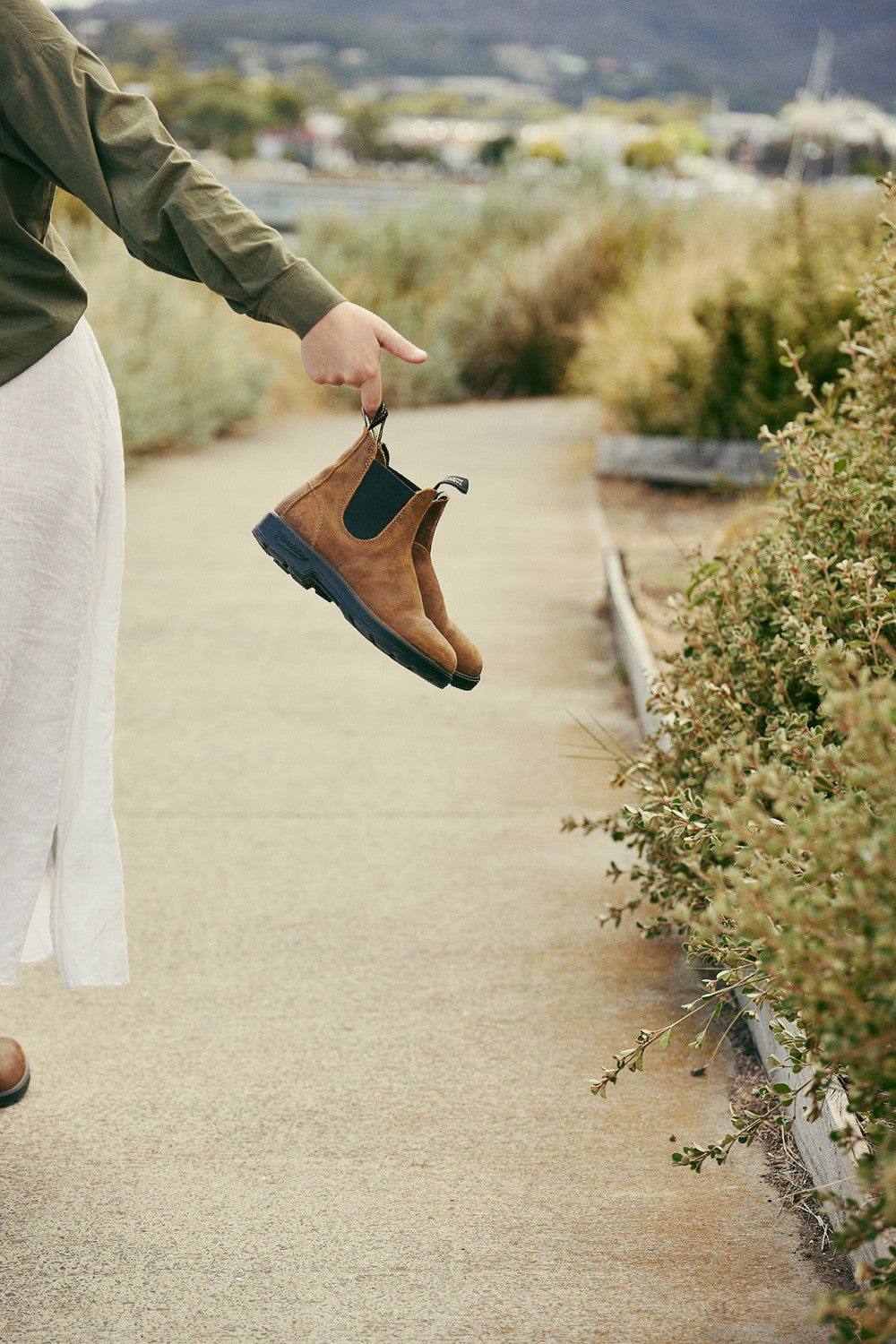 靴 Blundstone 1191 #4 TOBACCO Blundstone Ladies Originals – Suede Tobacco | Classic Chelsea Boot