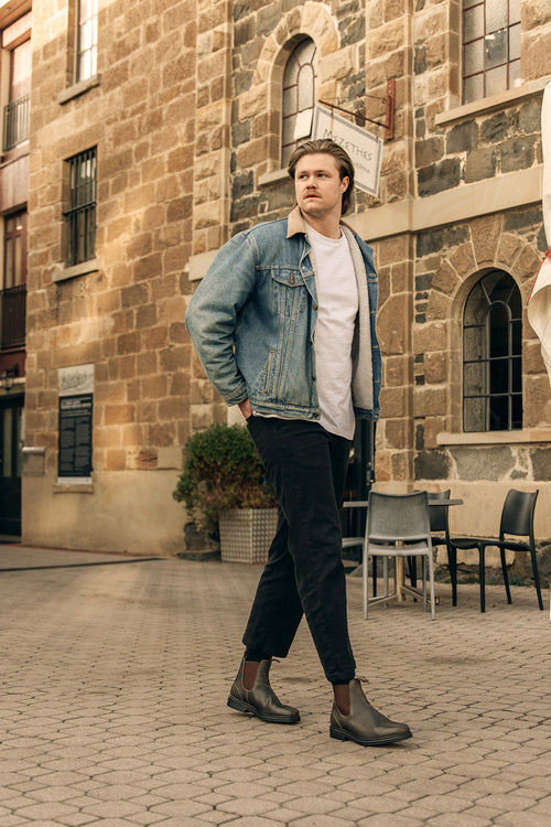 Lifestyle Men 8 image of Blundstone Men's Dress #062 in Stout Brown