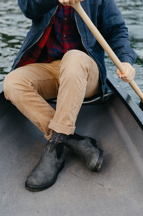 Lifestyle Men 4 image of Blundstone Men's Classics #587 in Rustic Black