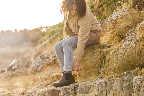 Lifestyle Women 5 image of Blundstone Women's Originals #2116 in Brown