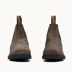 Rustic Brown Leather Chelsea Boots, Women's Dress 1306 - Blundstone  Australia