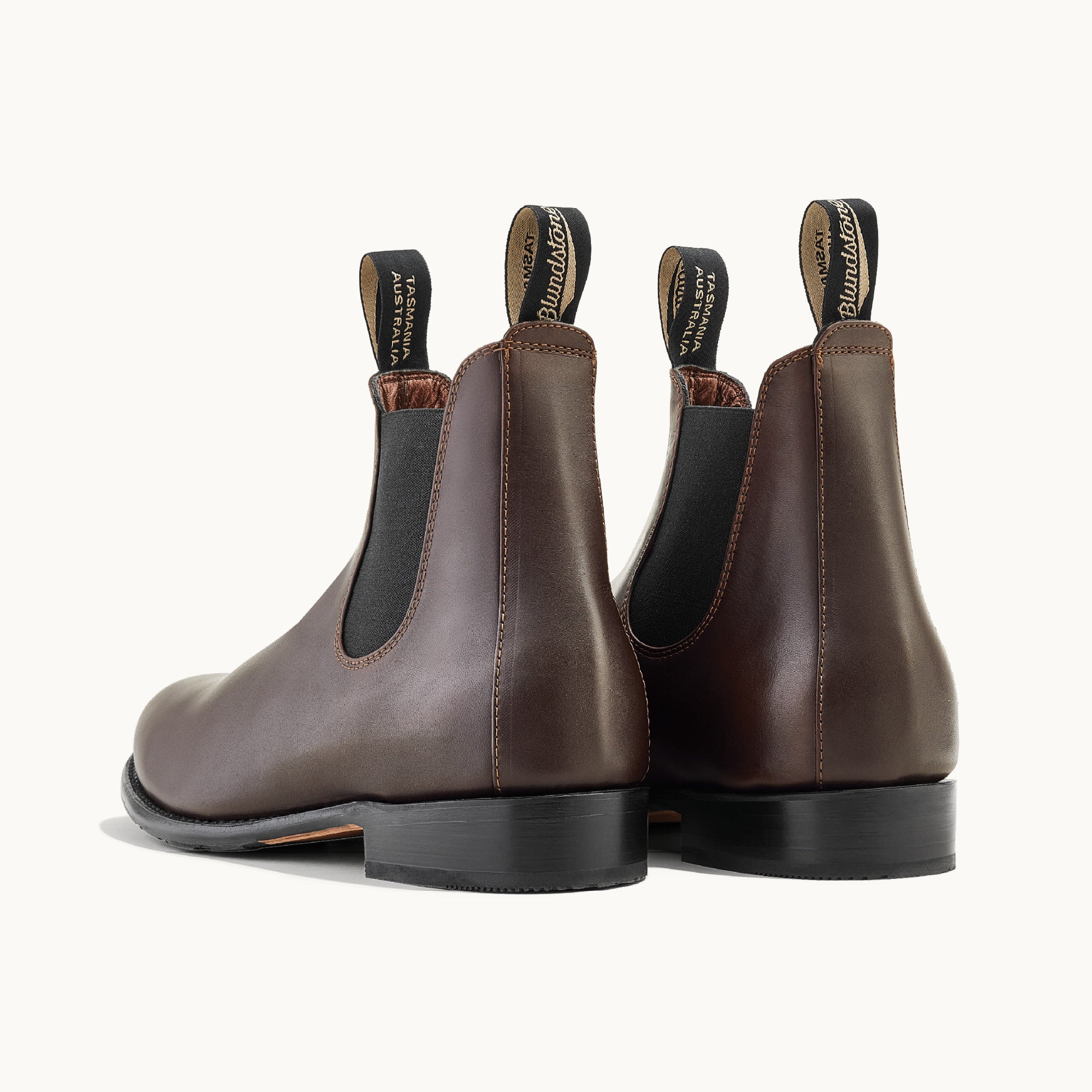 靴 Blundstone Brown Leather Chelsea Boots, Men's Heritage 155 - Blundstone Australia