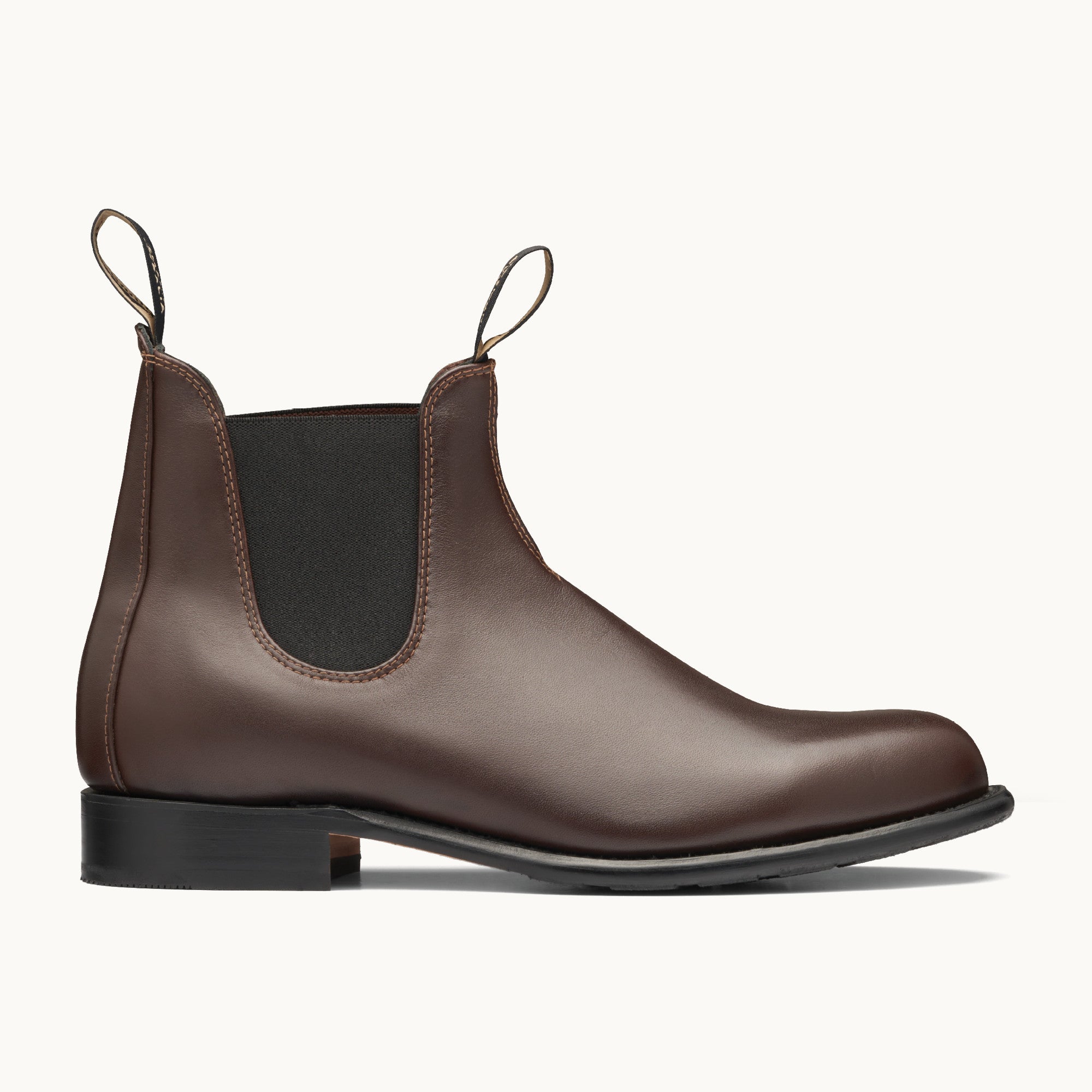 Brown Leather Chelsea Boots, Men's Heritage 155 - Blundstone Australia