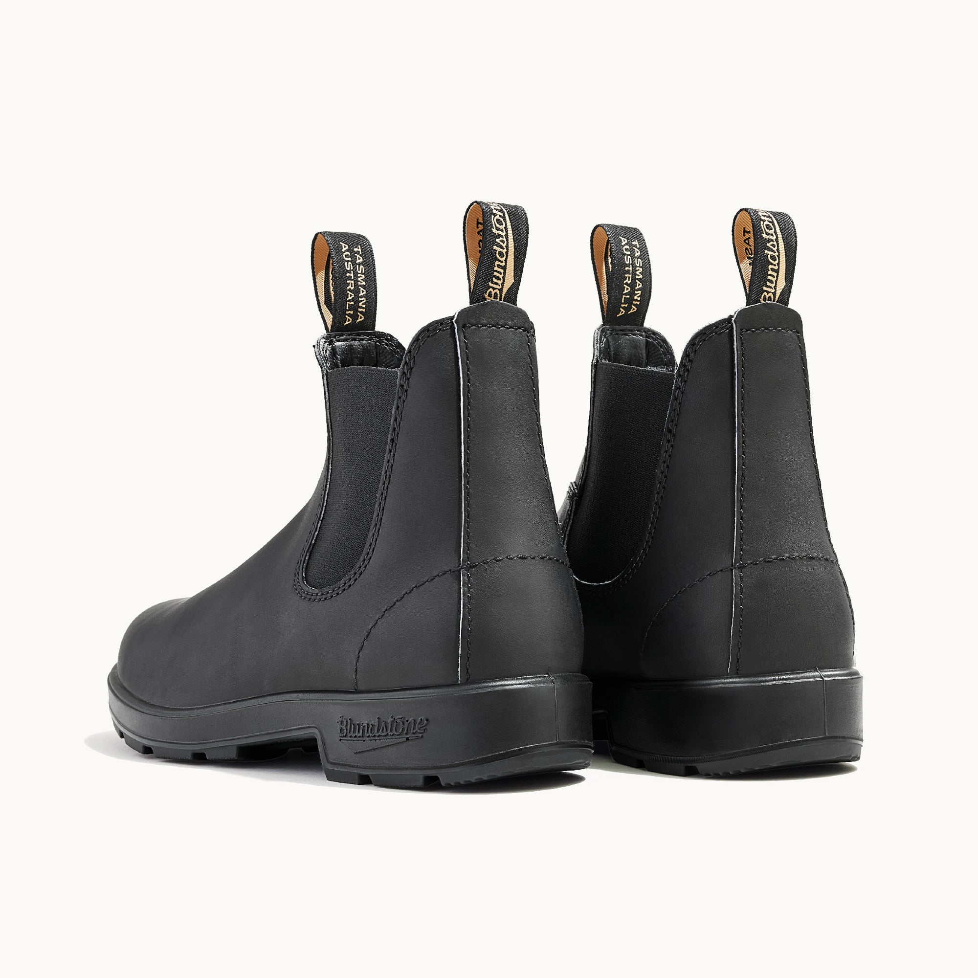 Black Premium Leather Chelsea Boots, Men's Originals 510