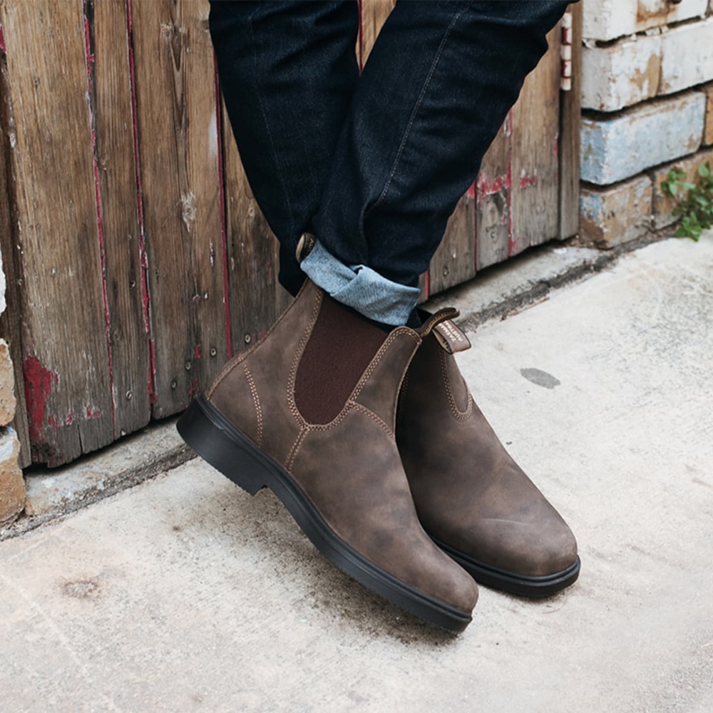 Blundstone dress boots mens top