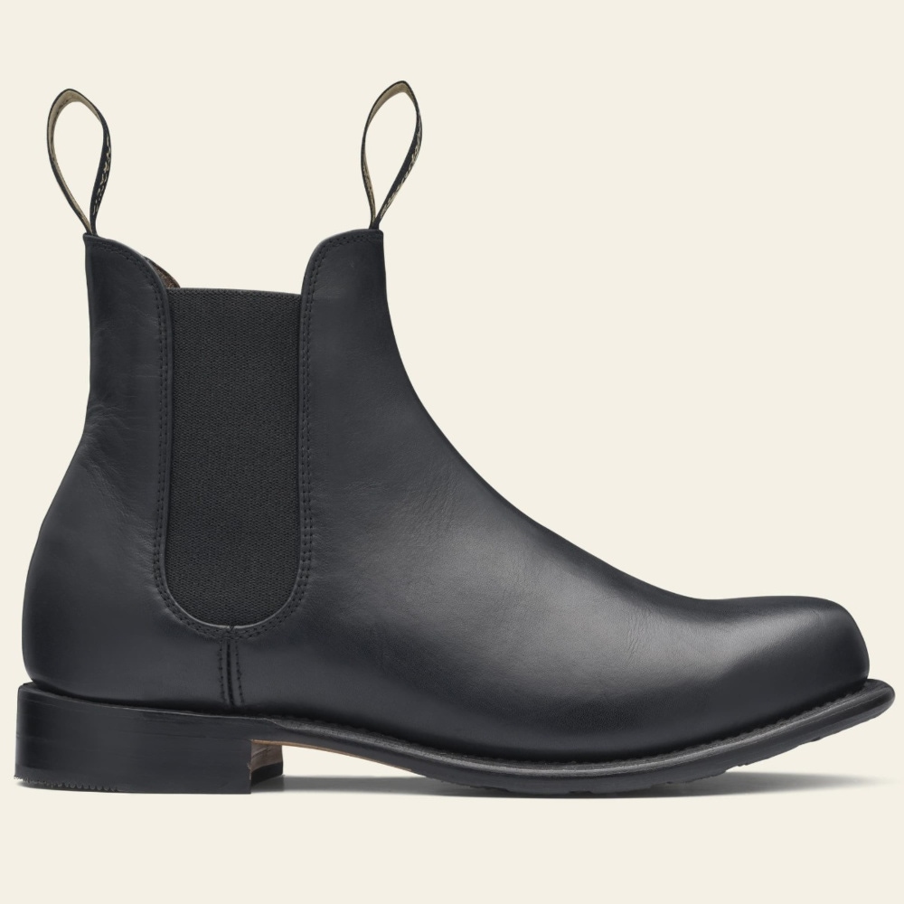 Black Premium Leather Chelsea Boots, Women's Style 153 - Blundstone Australia